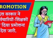 शिक्षक पदोन्नति 2023: प्रदेश सरकार ने कर्मचारियों-शिक्षकों को दिया प्रमोशन! आदेश जारी,